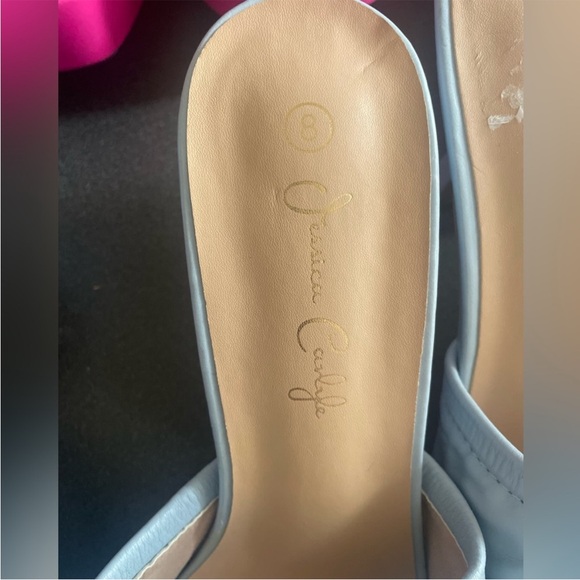 NWT sandals stiletto heel mules blue sky size 8,8.5 and 10 - Picture 12 of 12